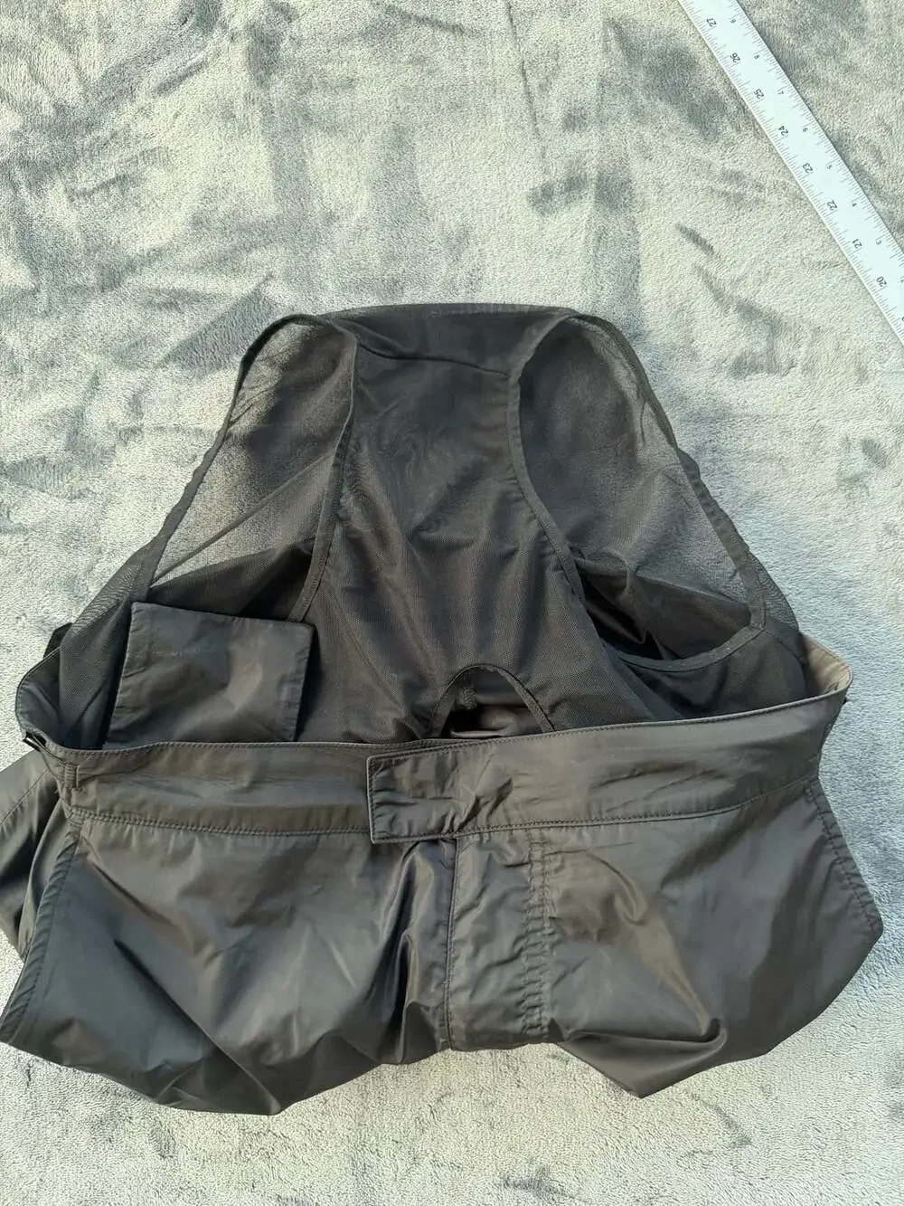 Burberry Brit  Black Nylon Swim Shorts with Adjustable Side Tabs